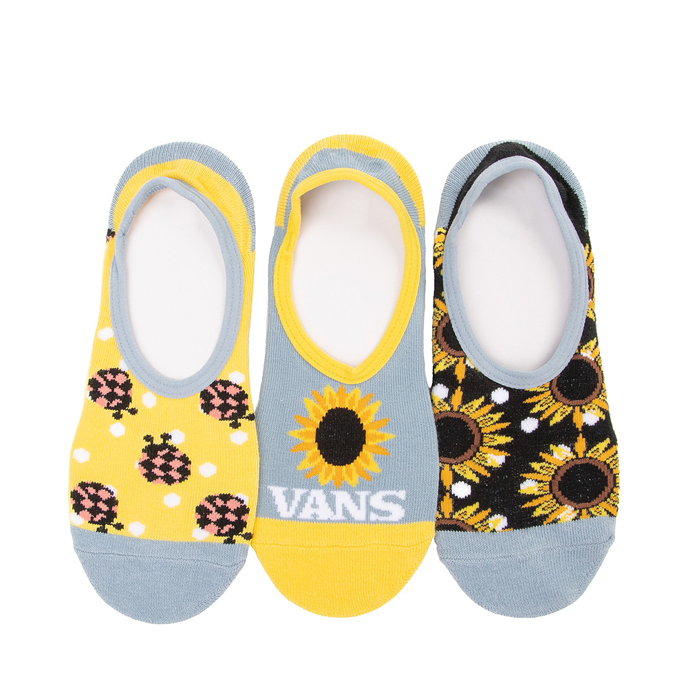 Womens Vans Sunflower Mix Canoodle Liners 3 Pack Multicolor Journeys