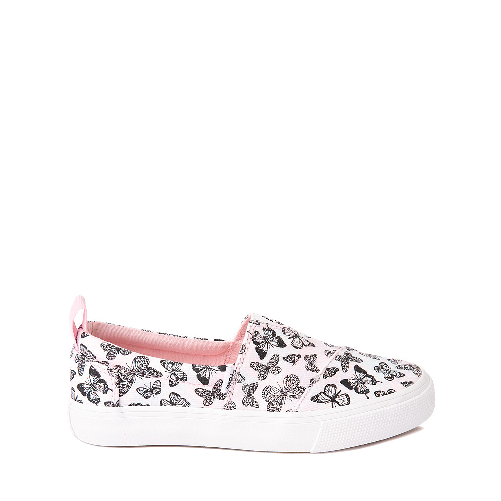 TOMS Fenix Slip On Casual Shoe - Little Kid / Big Kid - Pastel Pink / Butterflies