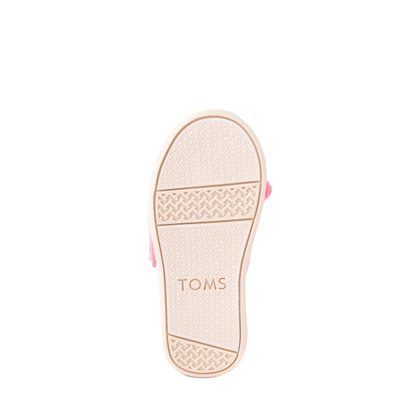 alternate view TOMS Glimmer Bow Slip On Casual Shoe - Baby / Toddler / Little Kid - PinkALT3