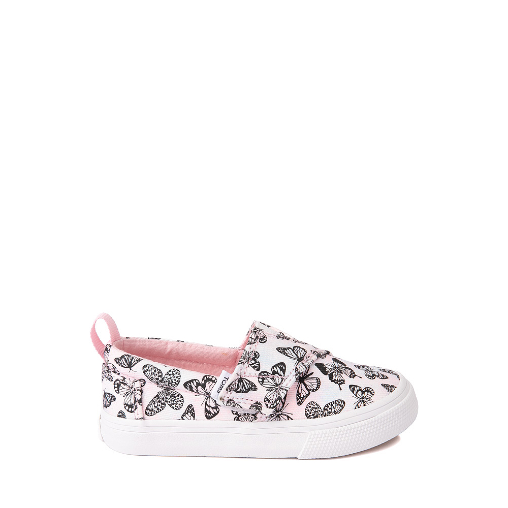 TOMS Fenix Slip On Casual Shoe - Baby / Toddler / Little Kid - Pastel Pink / Butterflies