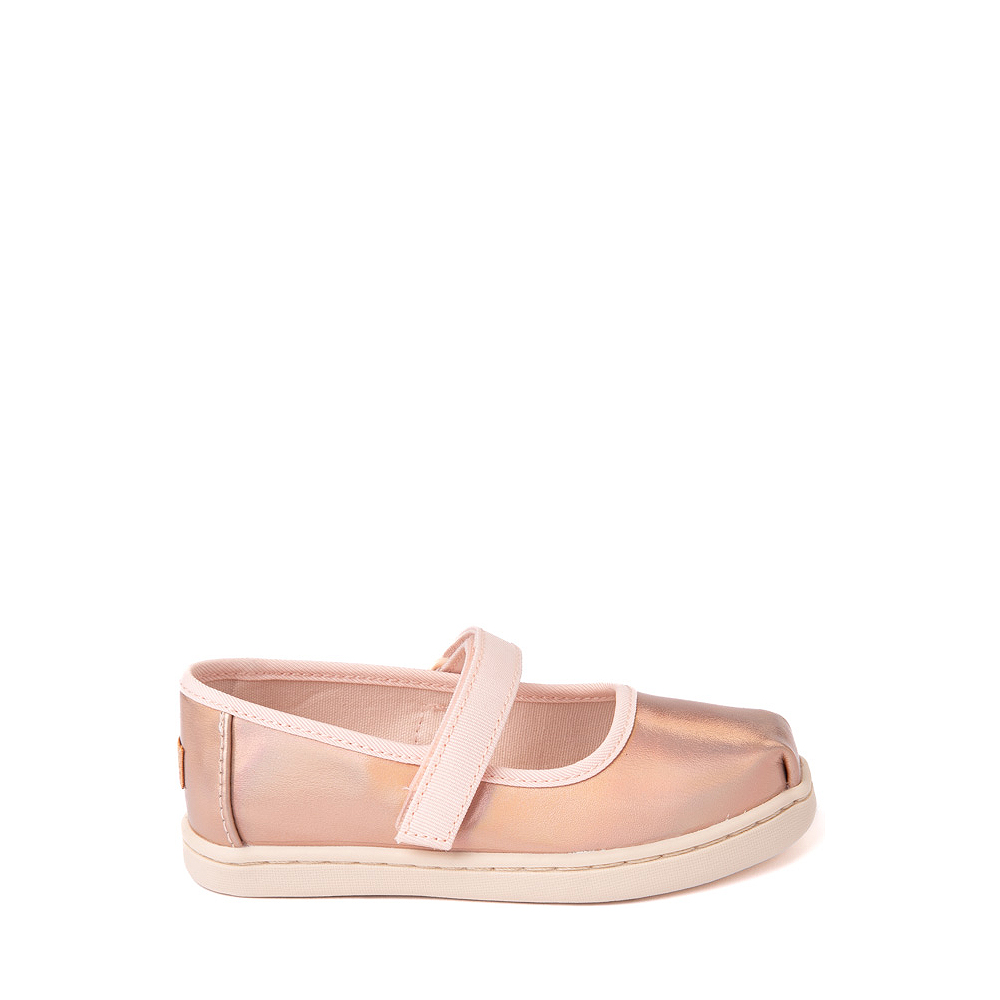 TOMS Mary Jane Metallic Casual Shoe - Baby / Toddler / Little Kid - Rose Gold