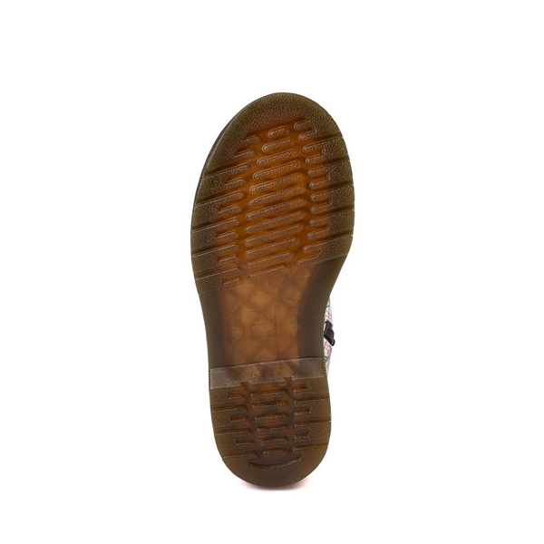 alternate view Dr. Martens 1460 8-Eye Ultraviolet Boot - Little Kid / Big Kid - White / MeadowALT3