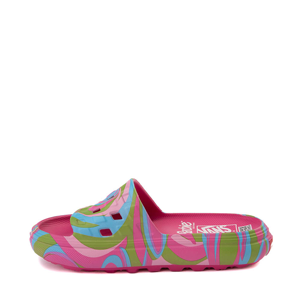 alternate view Womens Vans x Barbie™ Slide-On VR3Cush™ Sandal - MulticolorALT1