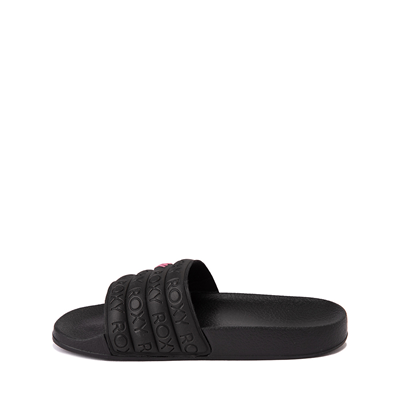 Alternate view of Roxy Slippy Slide Sandal - Little Kid / Big Kid - Black