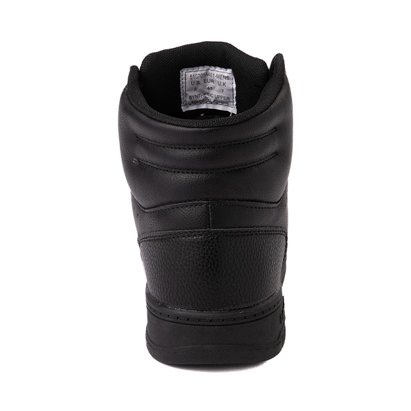 alternate view Mens Levi's Drive Hi Casual Shoe - Black MonochromeALT4
