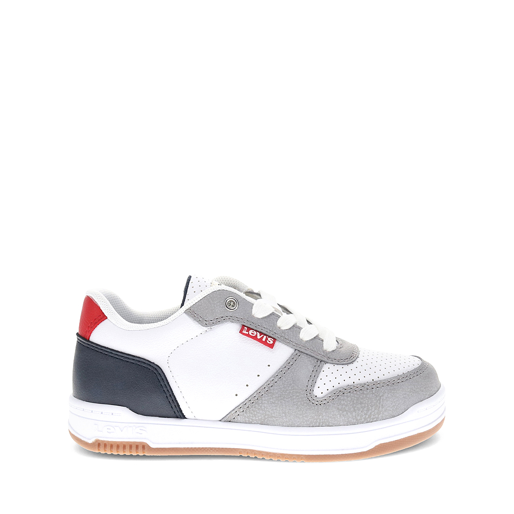 Levi's Drive Lo Casual Shoe - Big Kid - White / Gray / Navy / Red
