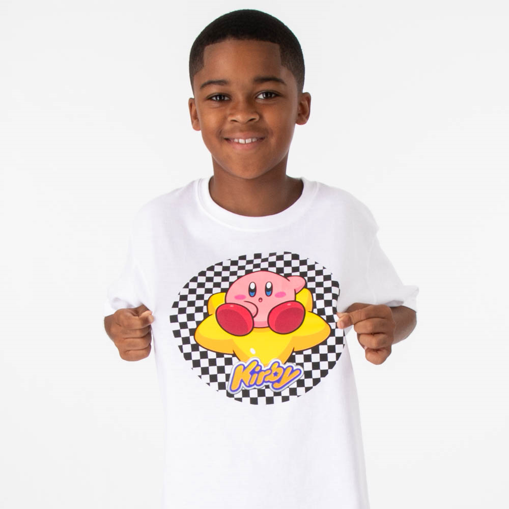 Kirby&trade; Checkerboard Tee - Little Kid / Big Kid - White