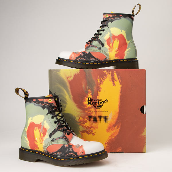 Dr. Martens x Tate 1460 8-Eye Boot - Green / Volcanic Flare