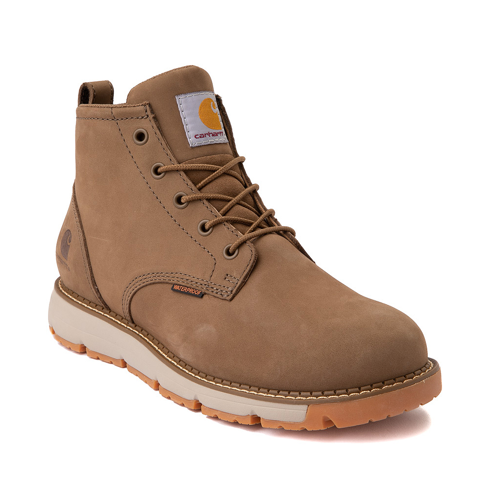 Mens Carhartt® Millbrook Waterproof 5" Wedge Boot Khaki Journeys