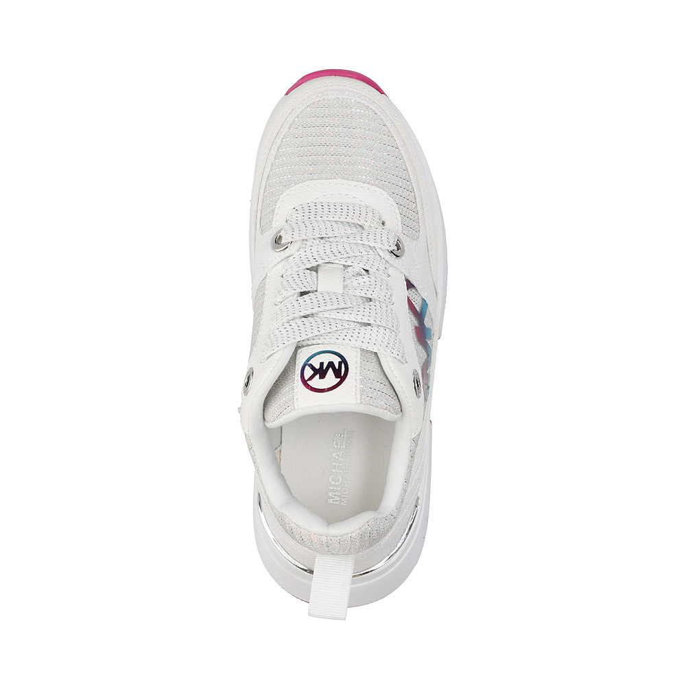 Michael Kors Cosmo Sport Athletic Shoe - Little Kid / Big Kid - White ...