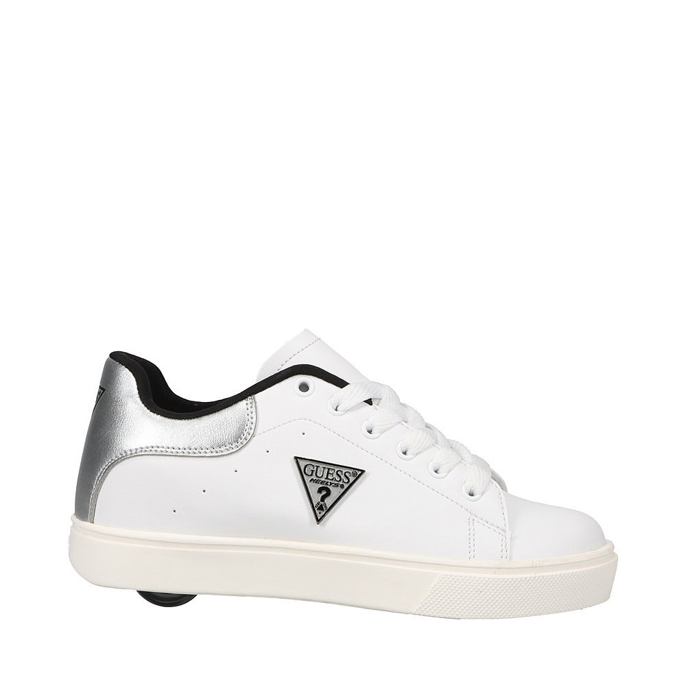 Mens Heelys x Guess K1ng Skate Shoe - White / Silver