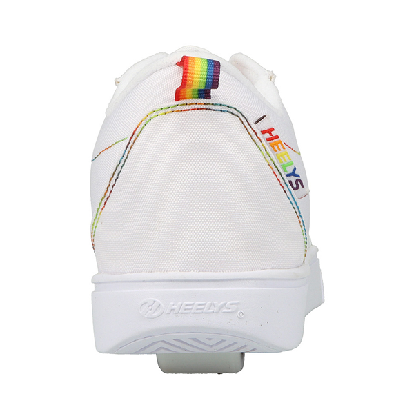 alternate view Mens Heelys Pro 20 Skate Shoe - White / RainbowALT4
