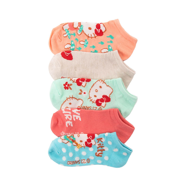 alternate view Hello Kitty® Low Socks 5 Pack - Little Kid - MulticolorALT1