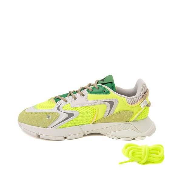 alternate view Mens Lacoste L003 Neo Athletic Shoe - Yellow / Off White / GreenALT1