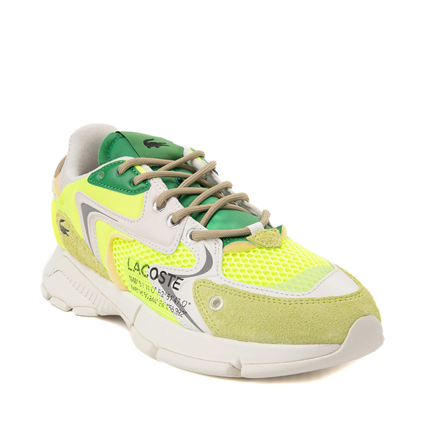 alternate view Mens Lacoste L003 Neo Athletic Shoe - Yellow / Off White / GreenALT5