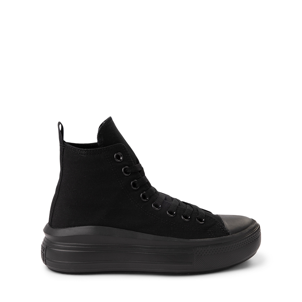 Converse Chuck Taylor All Star Hi Move Platform Sneaker - Little Kid - Black Monochrome