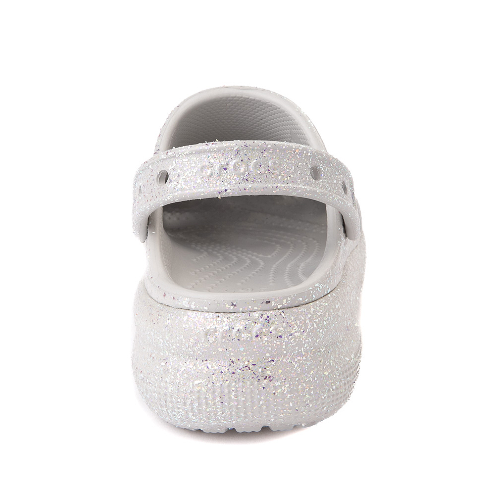Crocs Cutie Crush Glitter Clog Little Kid / Big Kid Silver Journeys