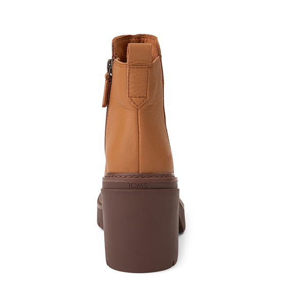 alternate view Womens TOMS Rya Heeled Boot - TanALT4