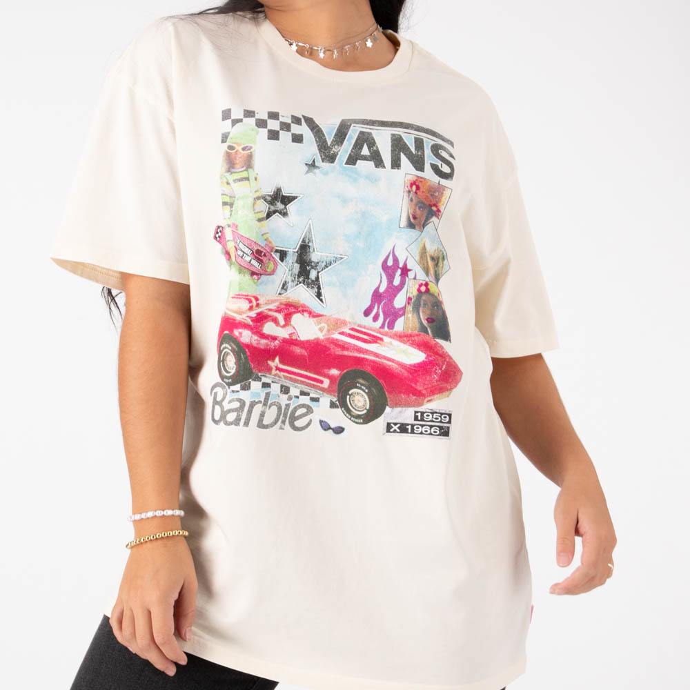Womens Vans x Barbie&trade; Lodestar Rider Oversized Tee - Off White