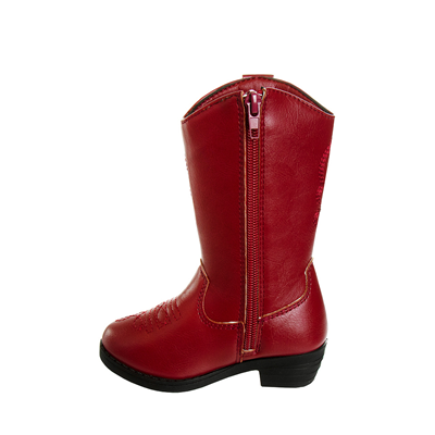 Alternate view of Kensie Girl Western Boot - Little Kid / Big Kid - Red