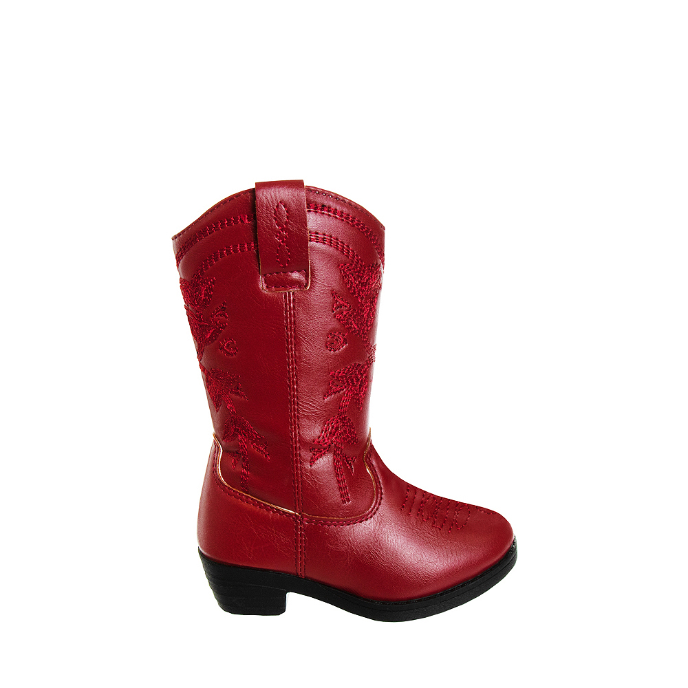 Kensie Girl Western Boot - Toddler - Red