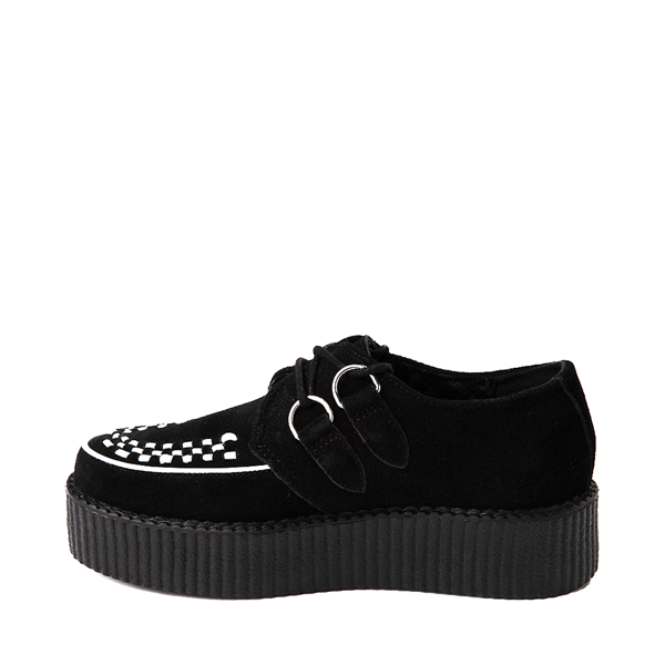 alternate view T.U.K. Viva Mondo Creeper Platform Casual Shoe - Black / WhiteALT1