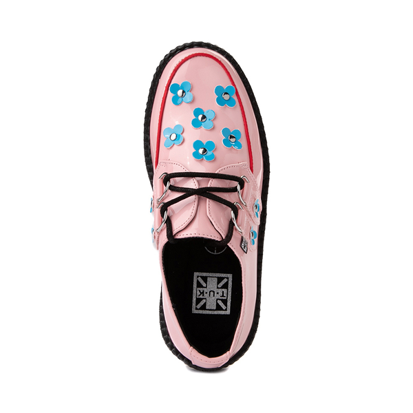 alternate view T.U.K. Creeper Platform Casual Shoe - Pink / BlueALT2
