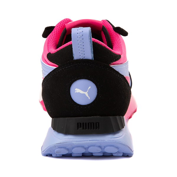 alternate view Womens PUMA Rider FV Muted Martians Athletic Shoe - Black / Intense Lavender / Glowing PinkALT4
