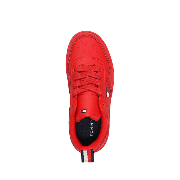 alternate view Tommy Hilfiger Cade Court Low Athletic Shoe - Little Kid / Big Kid - Red MonochromeALT2