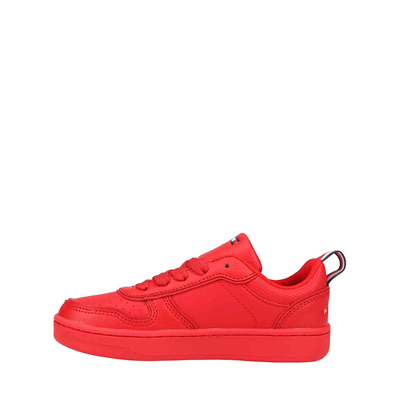 Alternate view of Tommy Hilfiger Cade Court Low Athletic Shoe - Little Kid / Big Kid - Red Monochrome