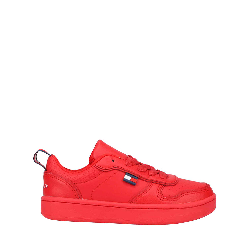 Tommy Hilfiger Cade Court Low Athletic Shoe - Little Kid / Big Kid - Red Monochrome