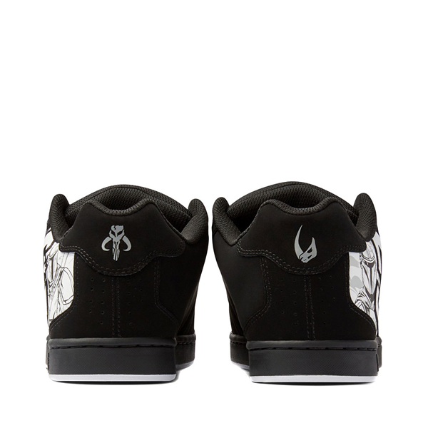 alternate view Mens DC x Star Wars™ Net Mandalorian Skate Shoe - Black / WhiteALT4