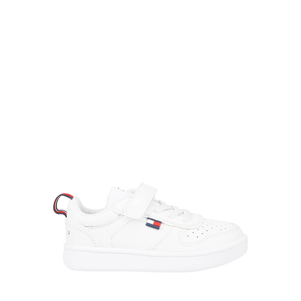 Main view of Tommy Hilfiger Cade Court Low V Athletic Shoe - Toddler - White