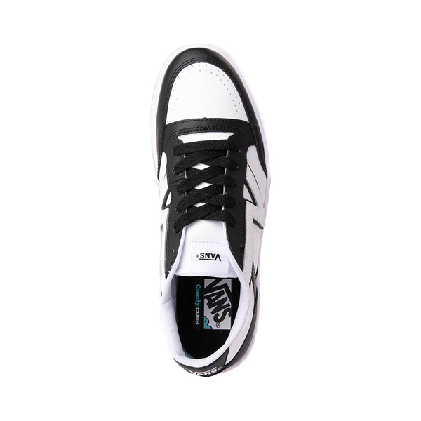 alternate view Vans Lowland ComfyCush® Skate Shoe - Black / True WhiteALT2