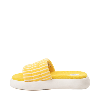 Alternate view of Womens TOMS Mallow Slide Sandal - Sunny Yellow
