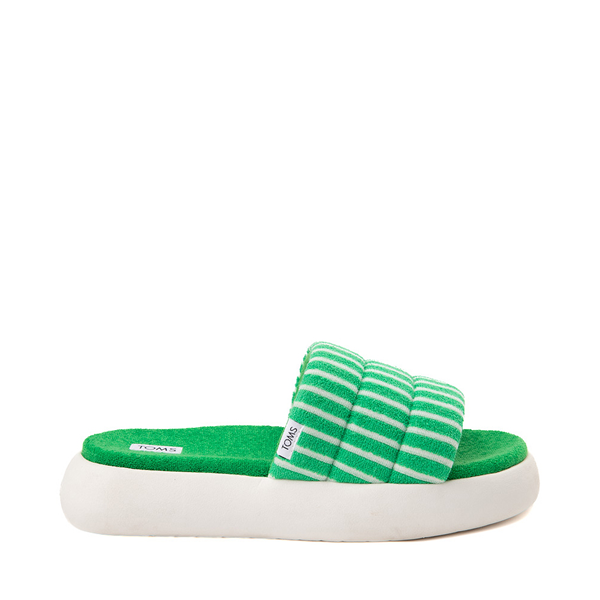 Main view of Womens TOMS Mallow Slide Sandal - Fern