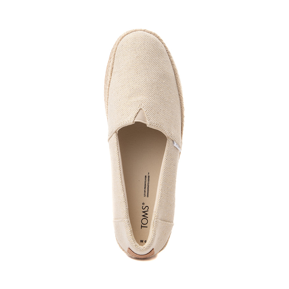 Womens TOMS Valencia Platform Espadrille - Natural | Journeys