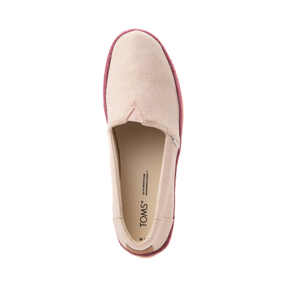 Womens TOMS Valencia Platform Espadrille - Dusty Peach | Journeys