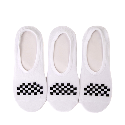 Alternate view of Womens Vans Classic Canoodle Liners 3 Pack - White