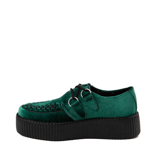 alternate view T.U.K. Viva Mondo Creeper Platform Casual Shoe - Emerald GreenALT1