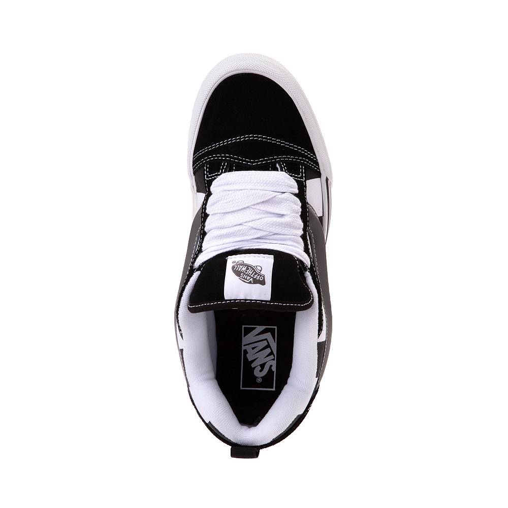 Vans Knu Skool Skate Shoe - Mega Check Black | Journeys