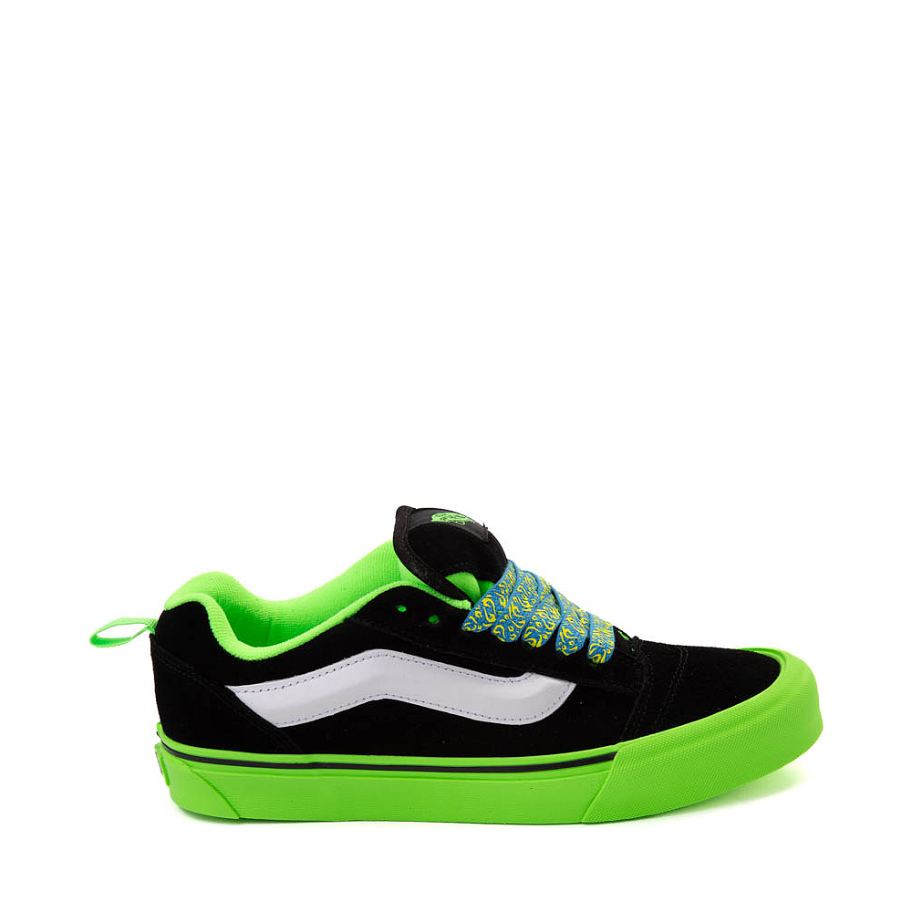 Vans Knu Skool Skate Shoe - Black / Green