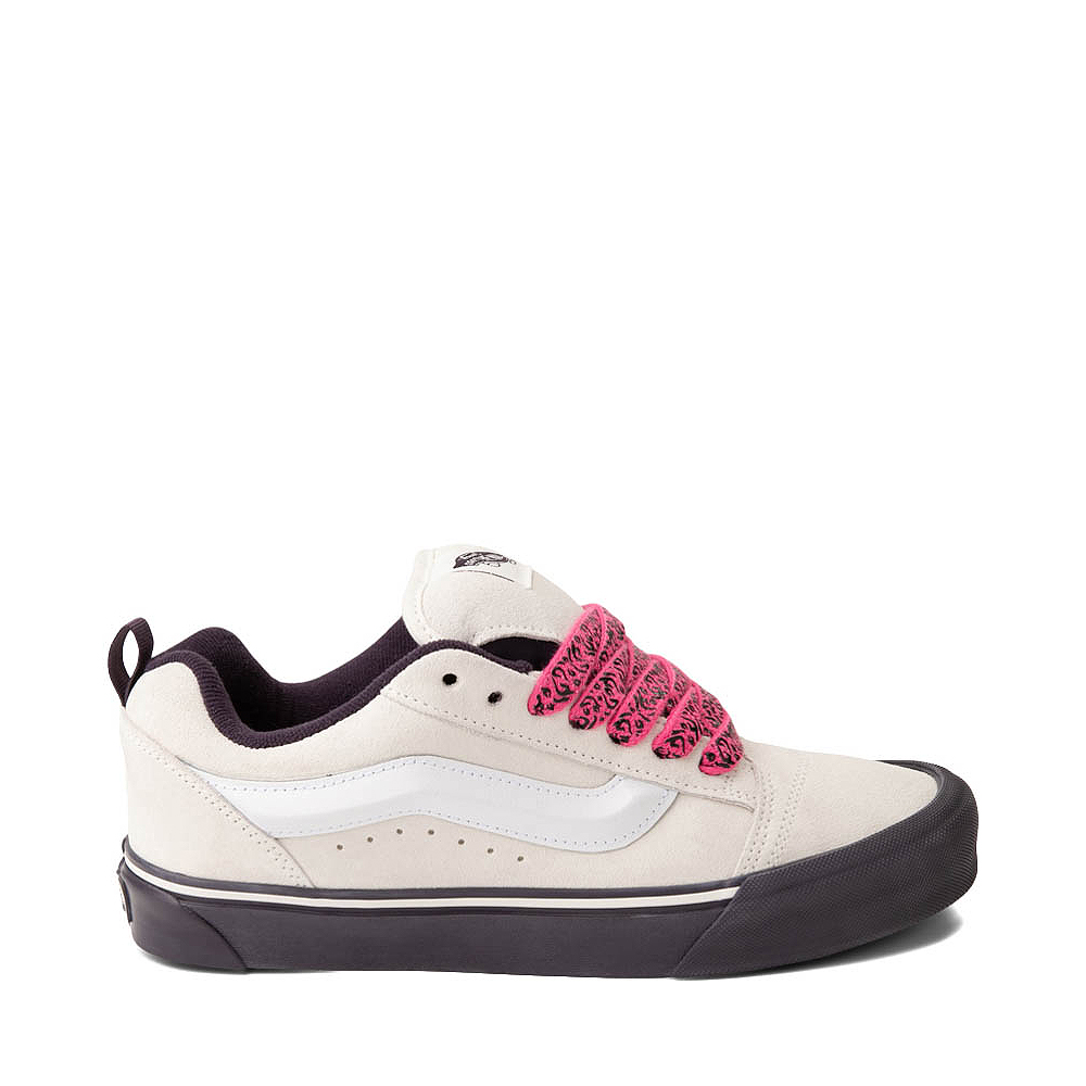 Vans Knu Skool Skate Shoe - White / Purple