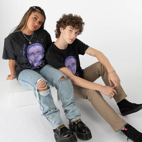 alternate view American Psycho Tee - Black Mineral WashALT1
