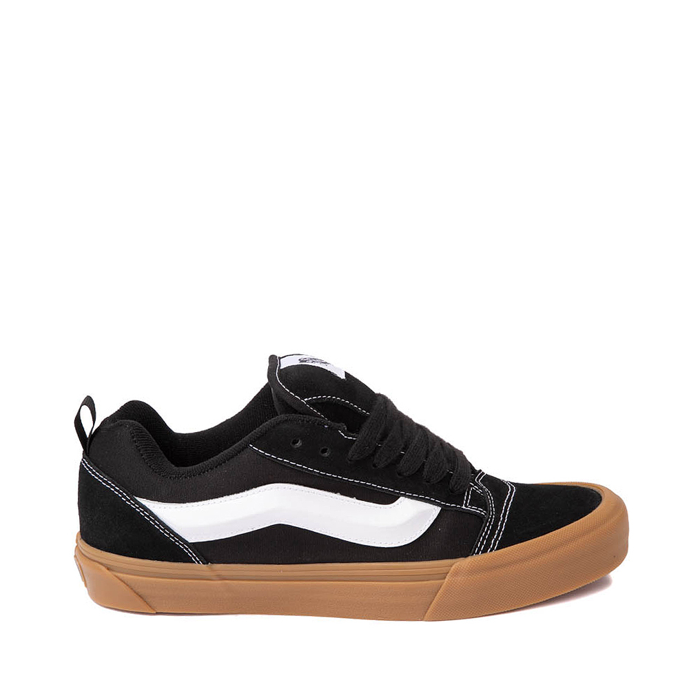Vans Knu Skool Skate Shoe - Black / Gum