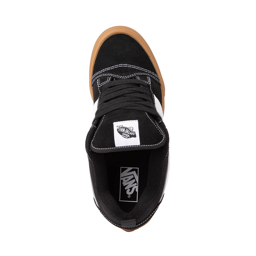 Vans Knu Skool Skate Shoe - Black / Gum | Journeys