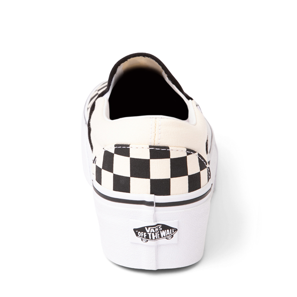 Black and white checkered cheap vans journeys