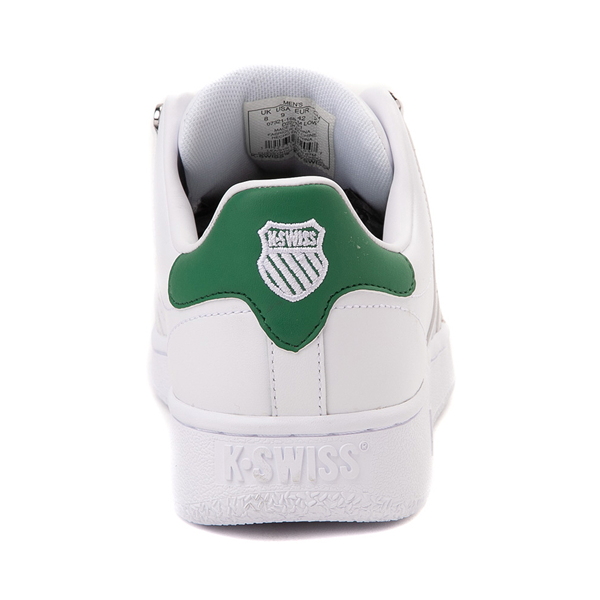 alternate view Mens K-Swiss Classic VN Athletic Shoe - White / Lawn GreenALT4