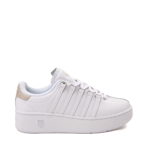 Main view of Womens K-Swiss Classic VN Platform Athletic Shoe - White / Champagne