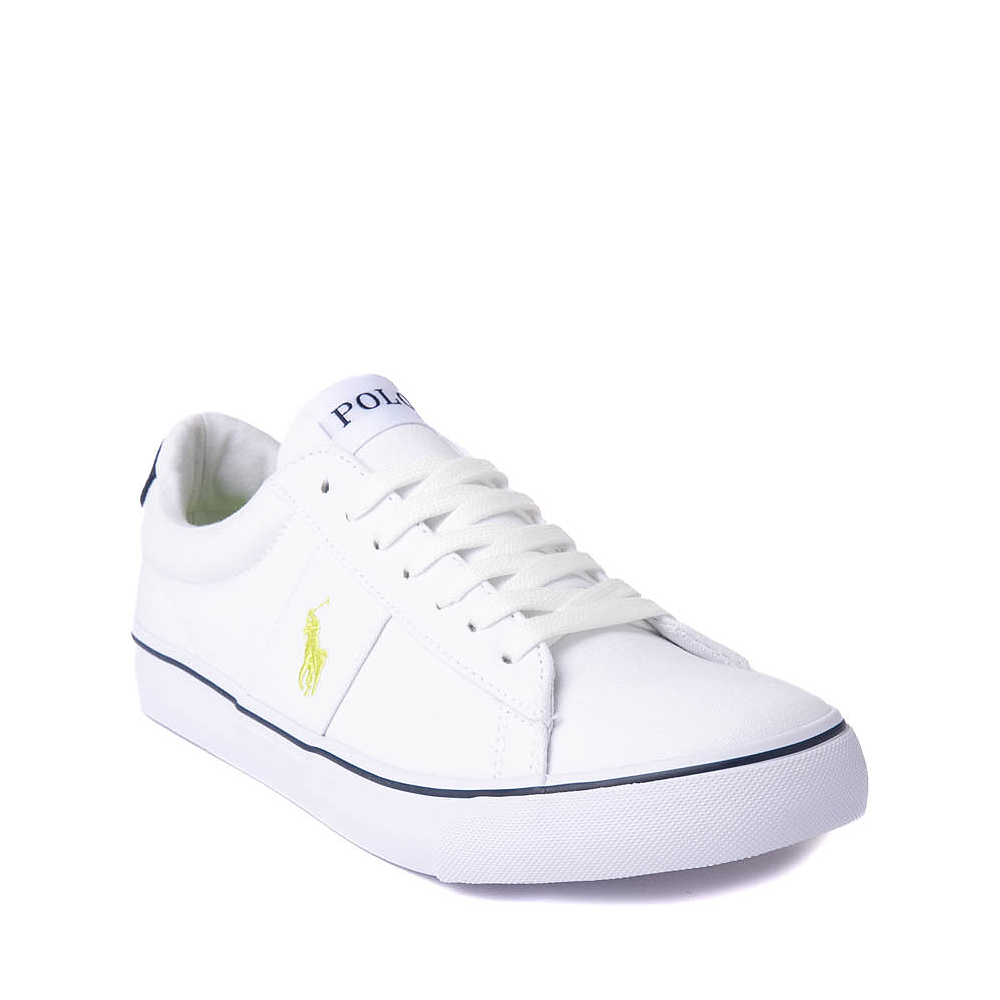 Sayer Sneaker Polo Ralph Lauren - Big Kid - White Navy / Citron | Journeys